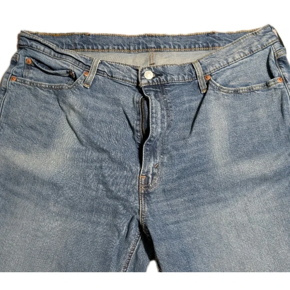 Levi's 541 Athletic‎ Taper Jeans Mens 40x32 Blue Stretch Denim Pants Light Wash